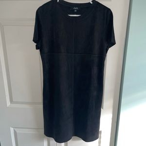 Joh faux suede dress, size S